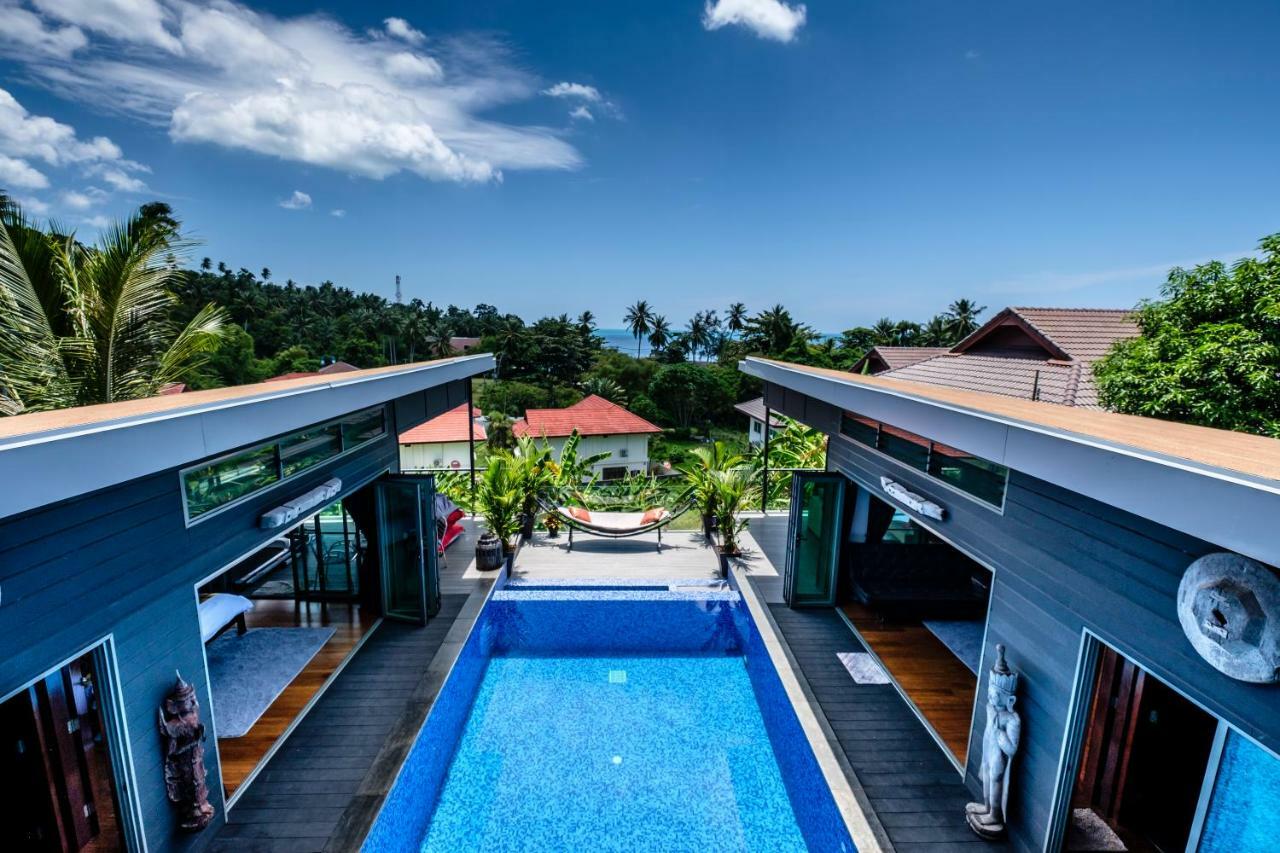 Stunning Villa With Ocean Views And Free Car Lamai Beach  Eksteriør bilde