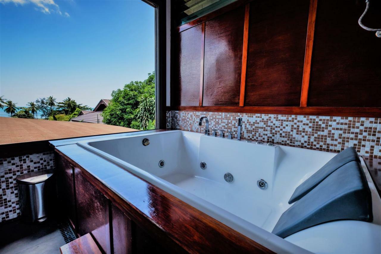 Stunning Villa With Ocean Views And Free Car Lamai Beach  Eksteriør bilde